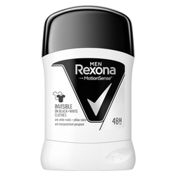 REXONA MEN INVISIBLE BLACK&WHITE 48H Antyperspirant sztyft 50ml