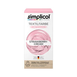 Simplicol Barwnik do tkanin - KREM TRUSKAWKOWY (400g+150ml)