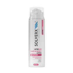 Solverx Sensitive Skin Balsam łagodzący po opalaniu do twarzy i ciała 200ml
