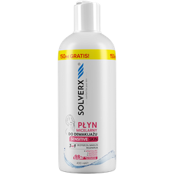 Solverx Sensitive Skin Płyn micelarny do demakijażu 3w1 400ml