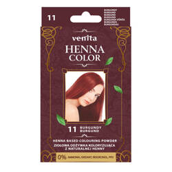 Venita Henna Color Ziołowa odżywka koloryzująca z henną do włosów - 11 Burgund 25g