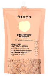 YOLYN Peach Vibes Brzoskwiniowy 2w1 peeling-maska 50ml- data ważności  koniec 11.2024